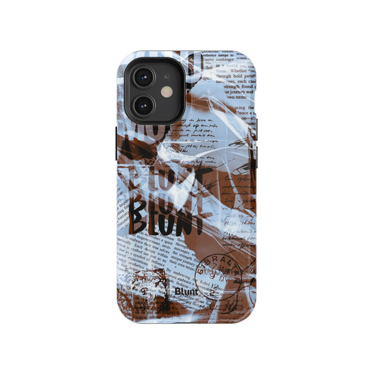 Blue Love Letter iPhone Case