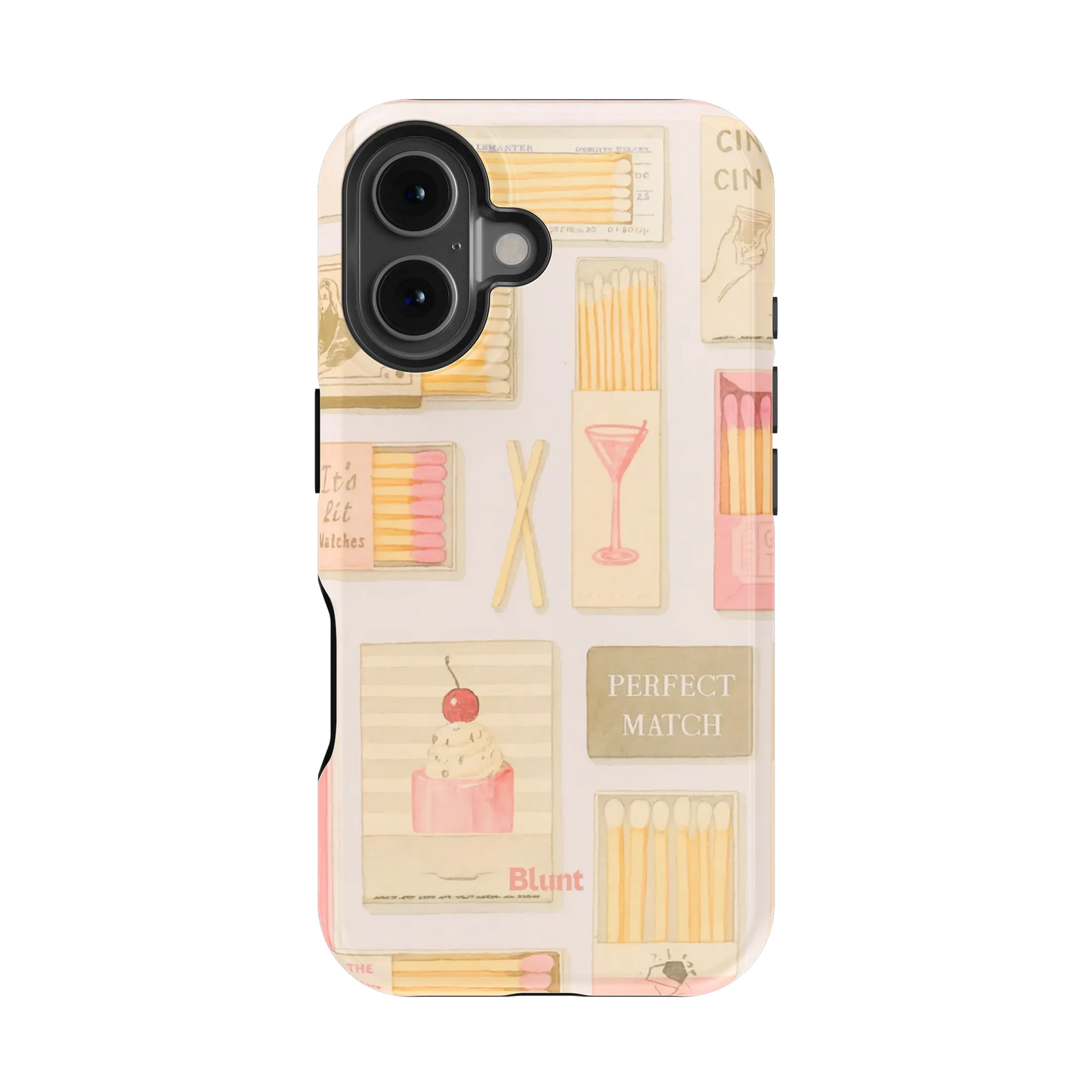 Pink Match iPhone Case