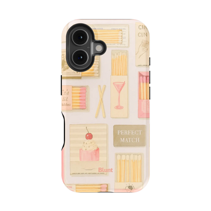 Pink Match iPhone Case