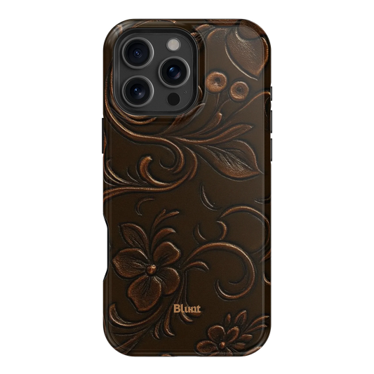Tooled Leather iPhone Case