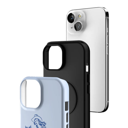 Blue-Lasso-Lady-iphone-case-iPhone 15-3