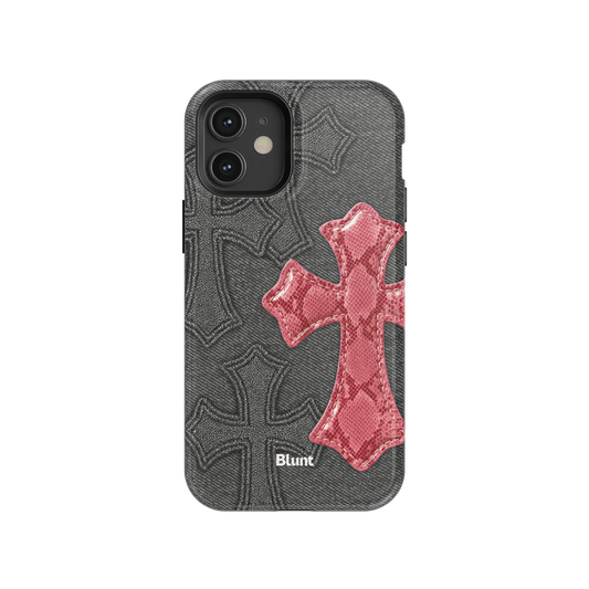 Pinkscale Cross iPhone Case