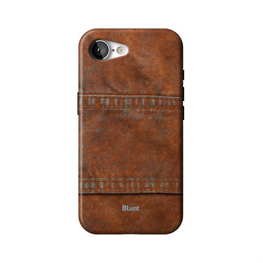 Chocolate-Denim-iphone-case-iPhone 17 E-1