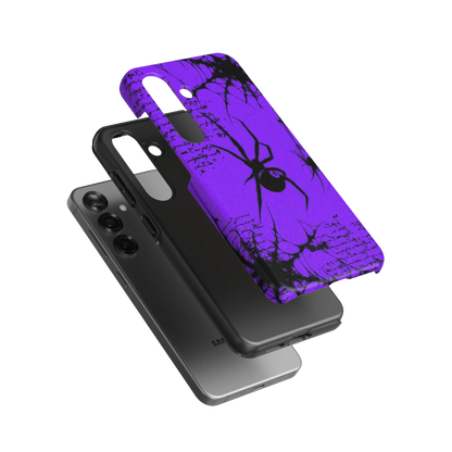 Violet Script Samsung Case