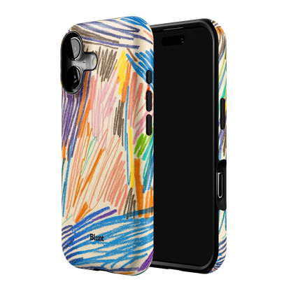 Static Lines iPhone Case