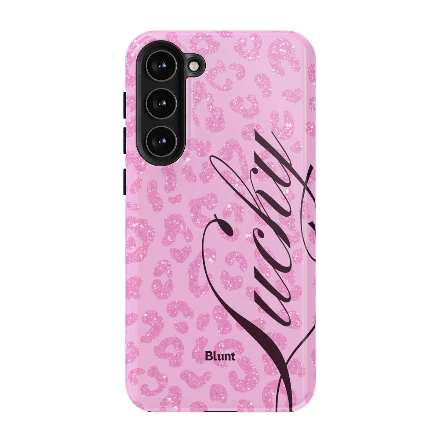 Pink Cheetah Lucky Samsung Case