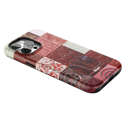 Checkered-Rouge-iphone-case-iPhone 14 Pro Max-2