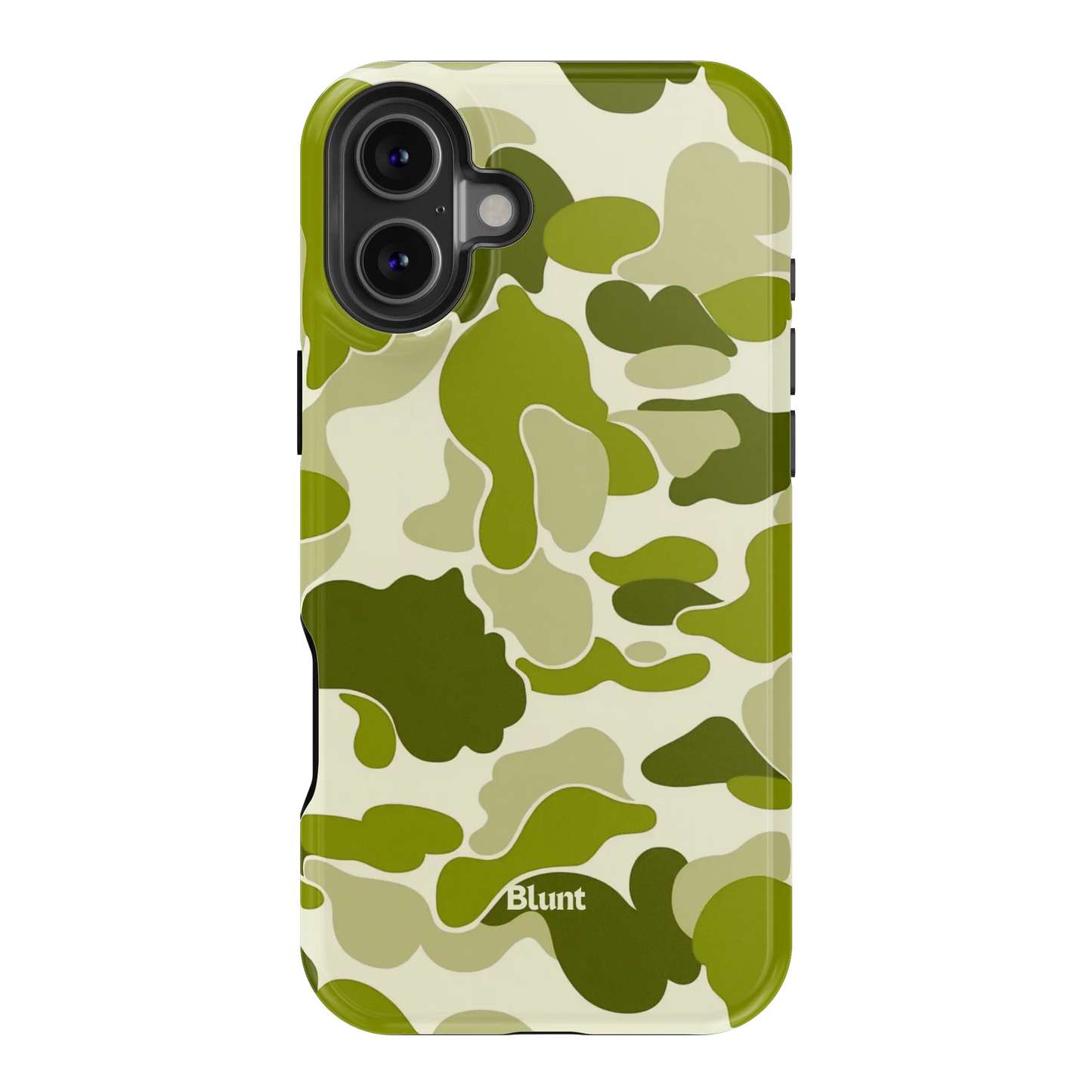 Lime Camo iPhone Case