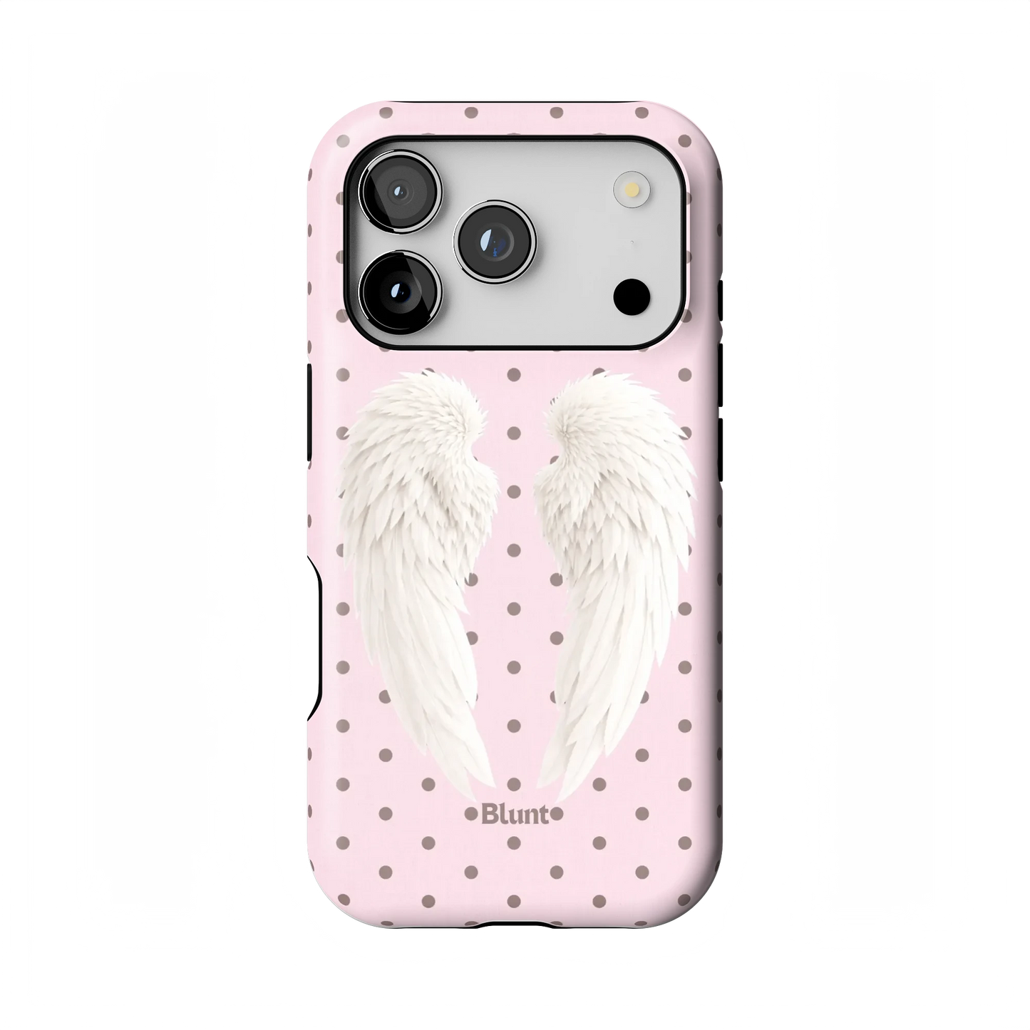 Pink Polka Wing iPhone Case