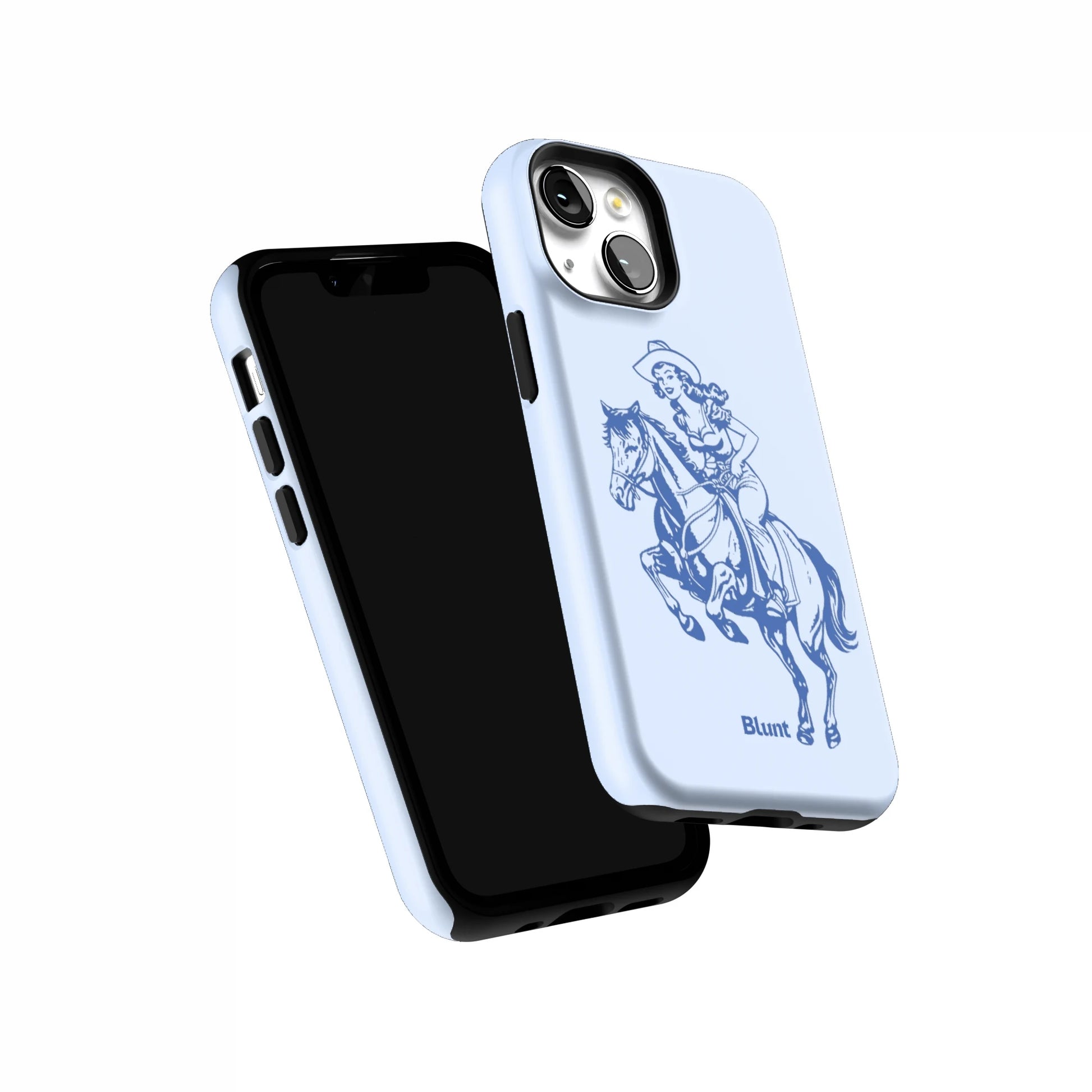 Blue-Lasso-Lady-iphone-case-iPhone 13 Mini-5