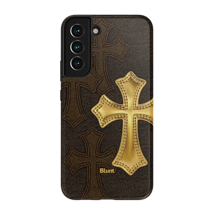Gold Cross Samsung Case