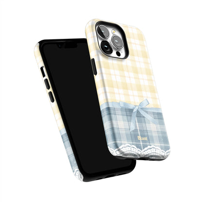 Blue-Lemonplaid-iphone-case-iPhone 13 Pro-5