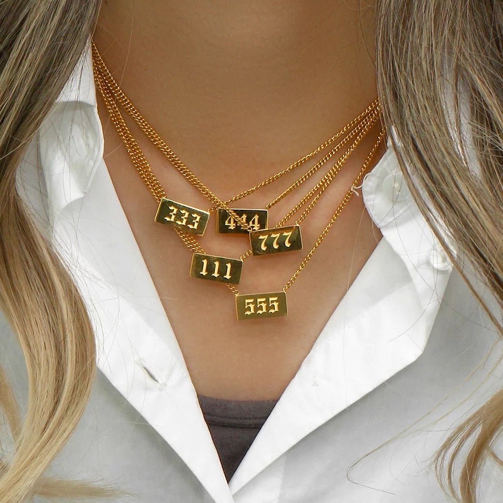 Angel Number Necklace - blunt cases