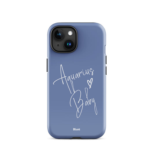 Blue Aquarius Baby iPhone Case - blunt cases