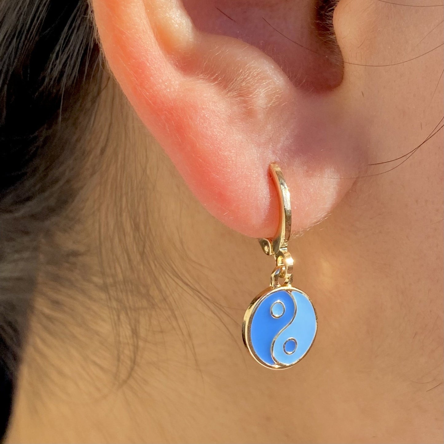 Blue Balance Earrings - blunt cases