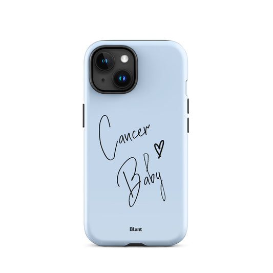 Blue Cancer Baby iPhone Case - blunt cases