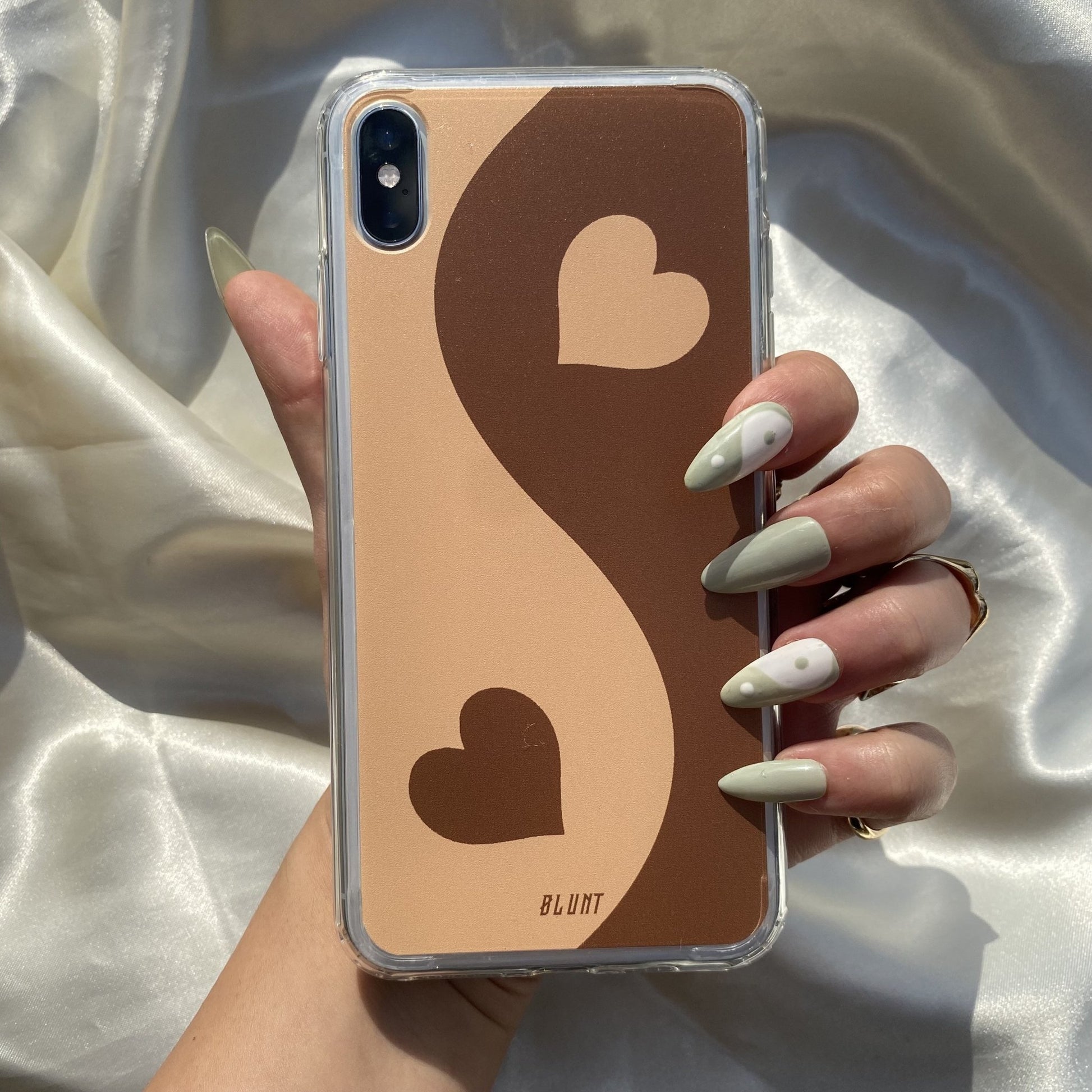 Brown Luv Balance iPhone Case - blunt cases