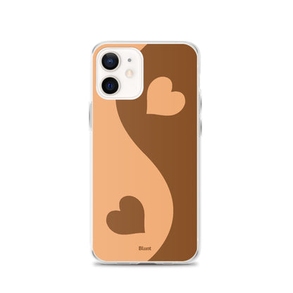 Brown Luv Balance iPhone Case - blunt cases