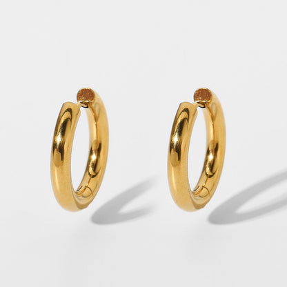 Classic Gold Hoops - blunt cases