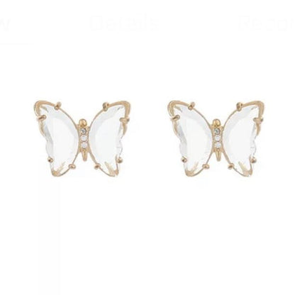 Crystal Flutter Earrings - blunt cases
