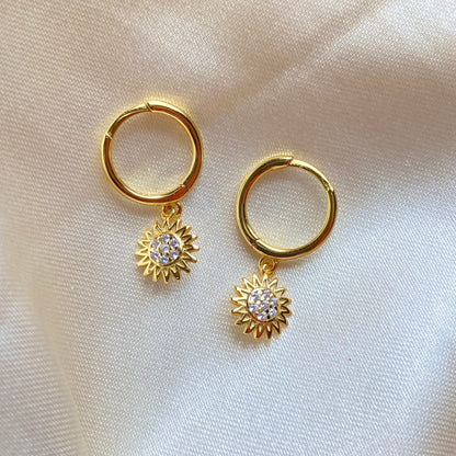 Golden Sunny Earrings - blunt cases