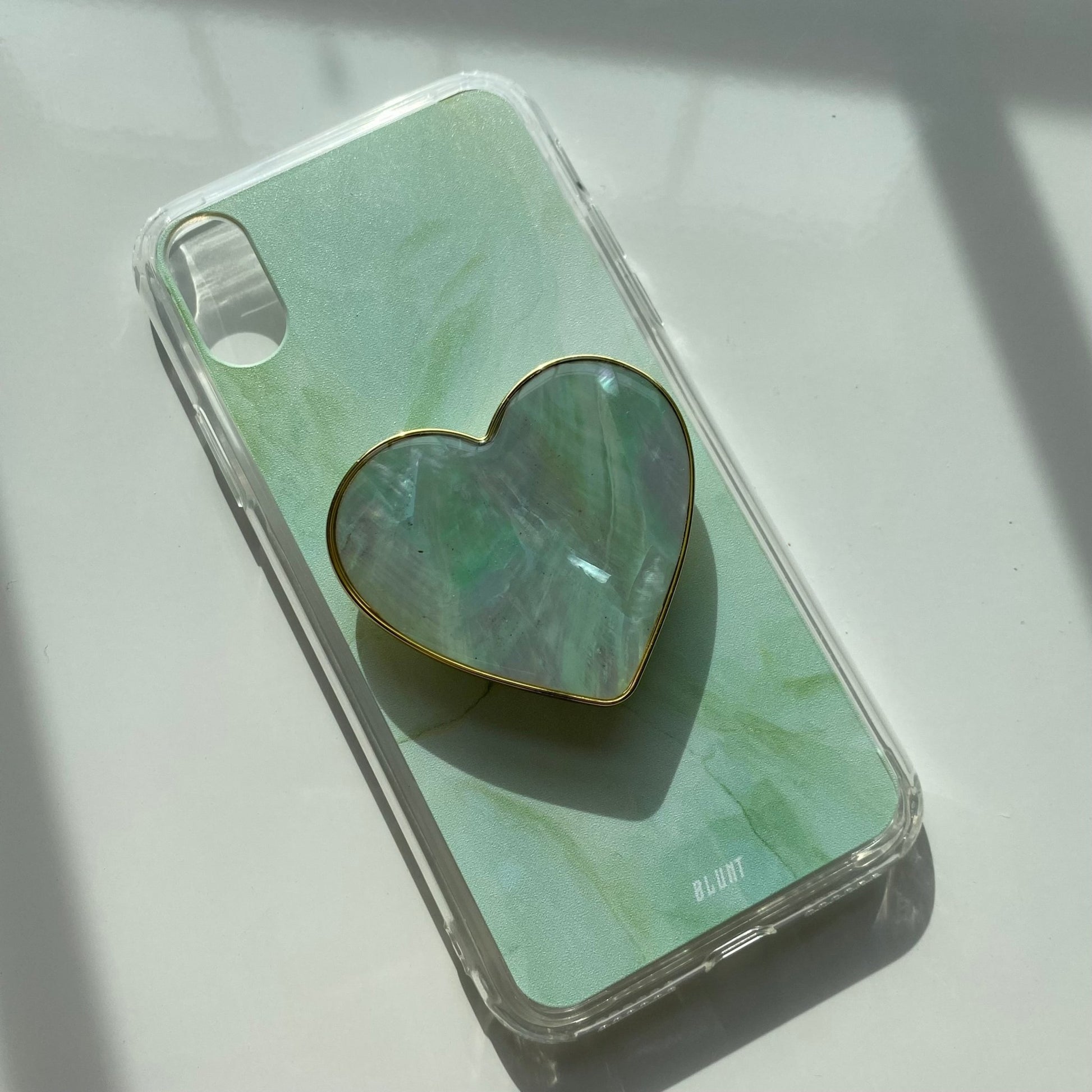 Green Opal Phone Grip - blunt cases