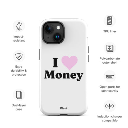 I Love Money iPhone Case - blunt cases