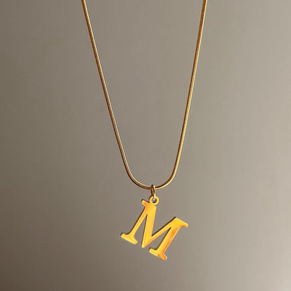 Initial Chain Necklace - blunt cases