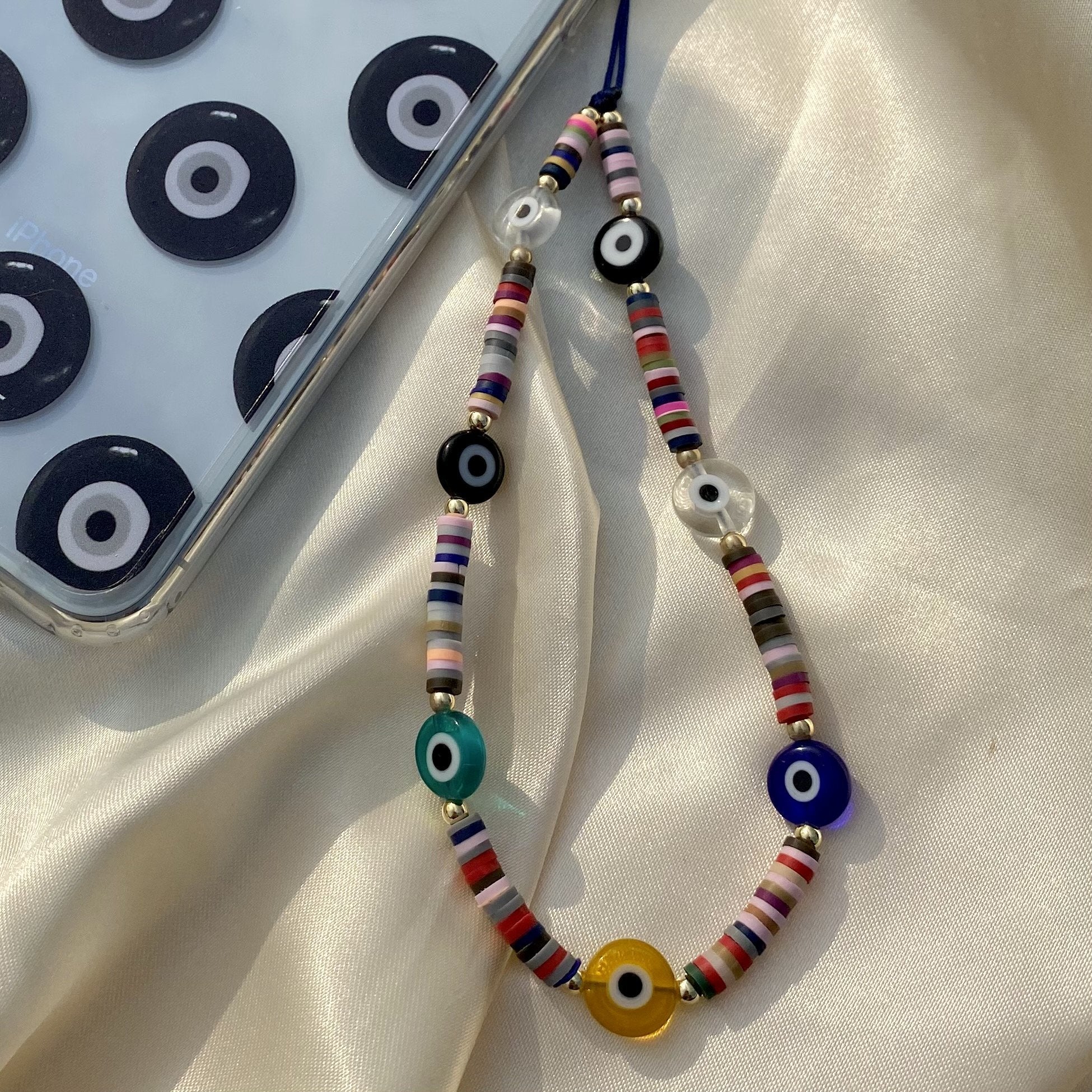 Midnight Evil Eye Phone Charm - Blunt Cases – blunt cases