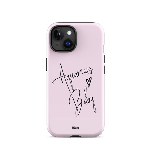 Pink Aquarius Baby iPhone Case - blunt cases