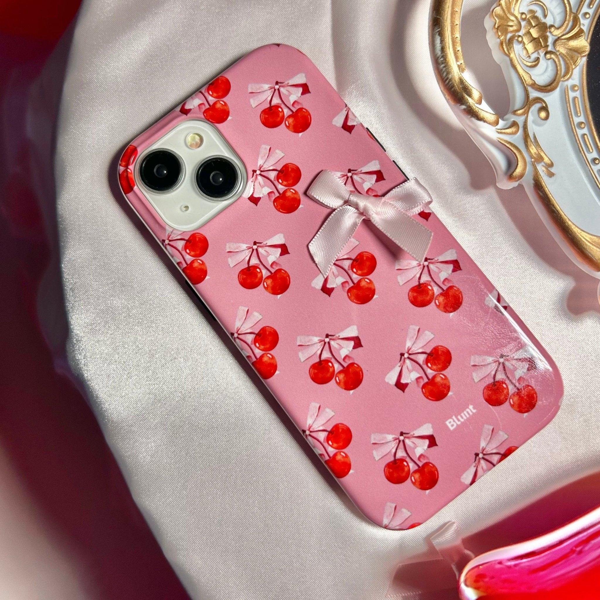 Pink Cherry iPhone Case