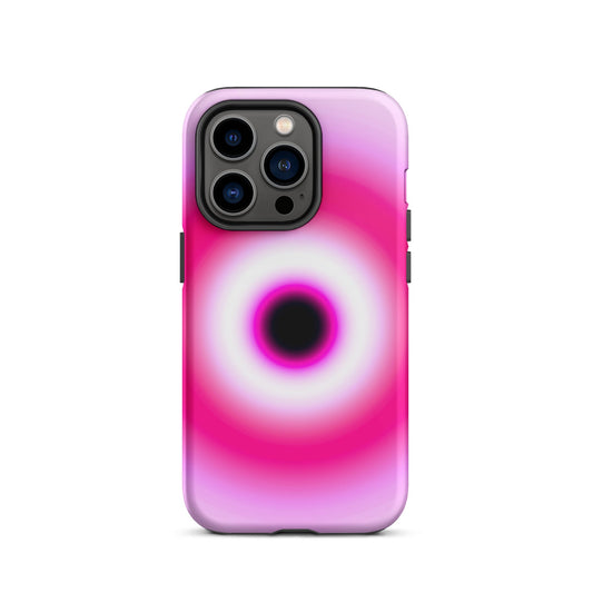 Pink Evil Eye Aura iPhone Case - blunt cases