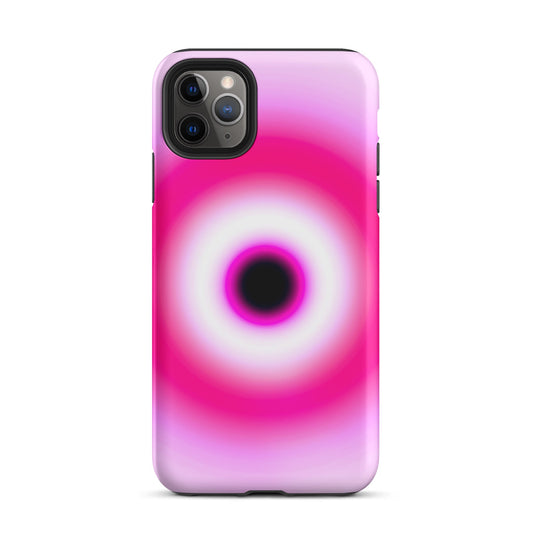 Pink Evil Eye Aura iPhone Case - blunt cases