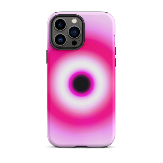 Pink Evil Eye Aura iPhone Case - blunt cases