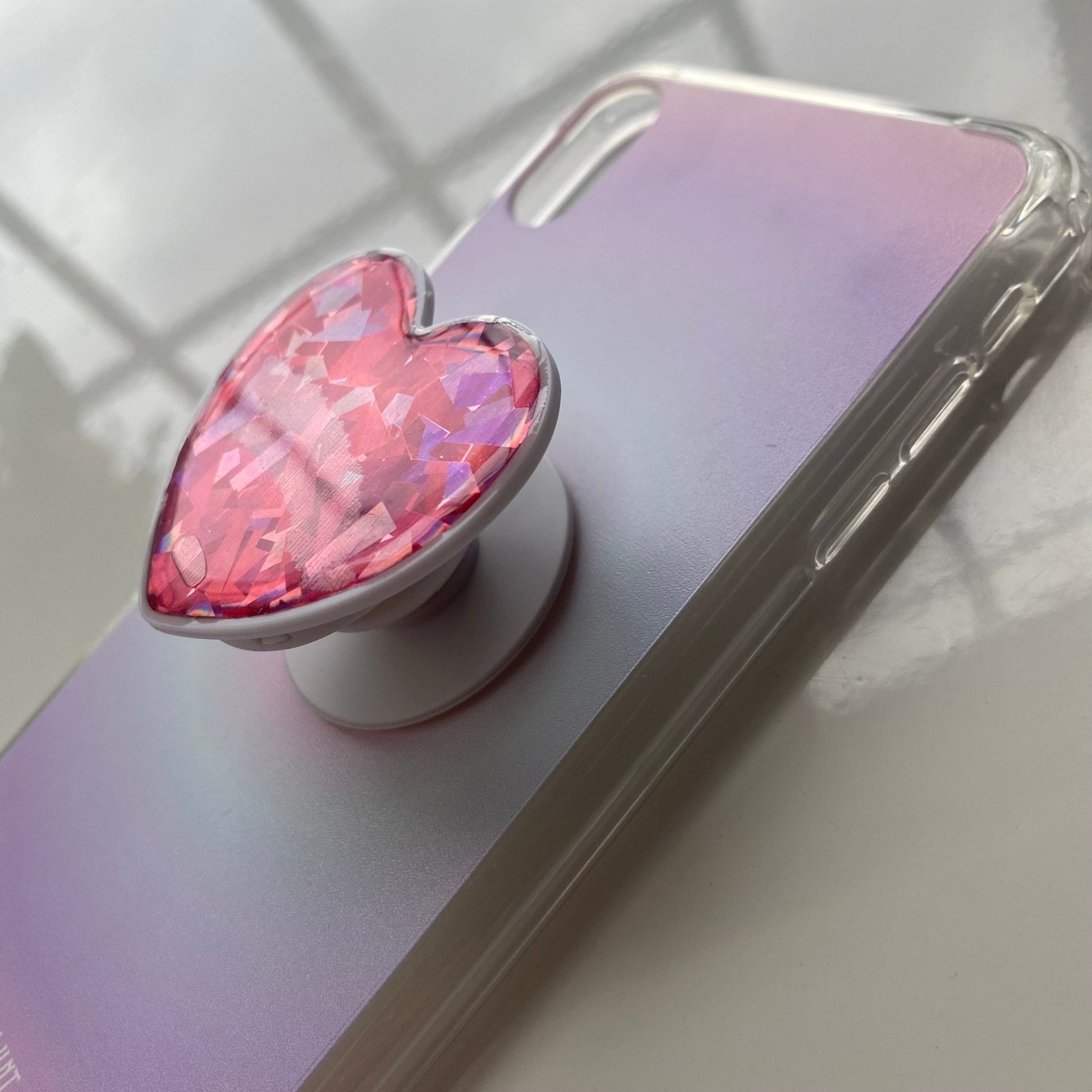 Pink Gem Phone Grip - blunt cases