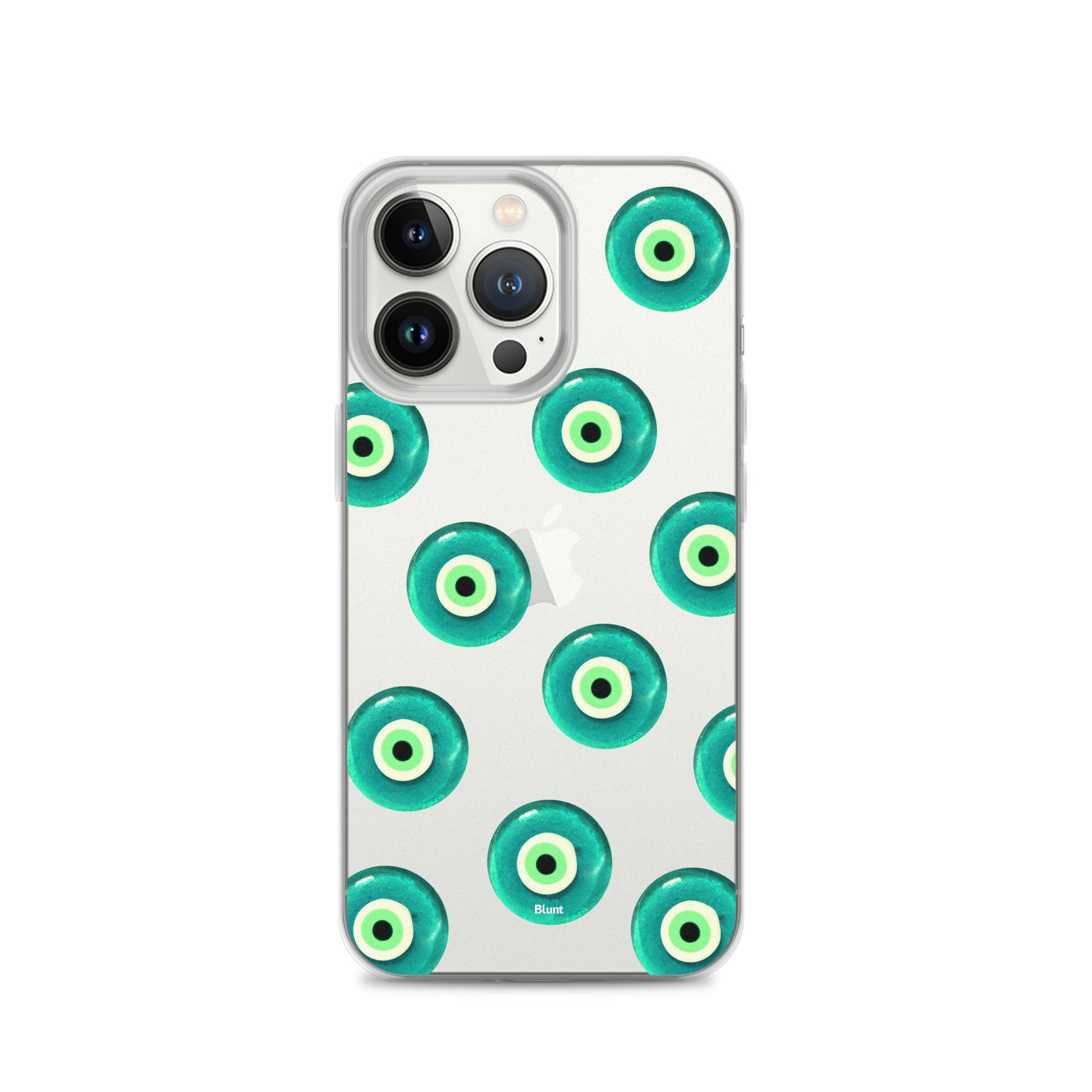 Turquoise Evil Eyez iPhone Case - blunt cases